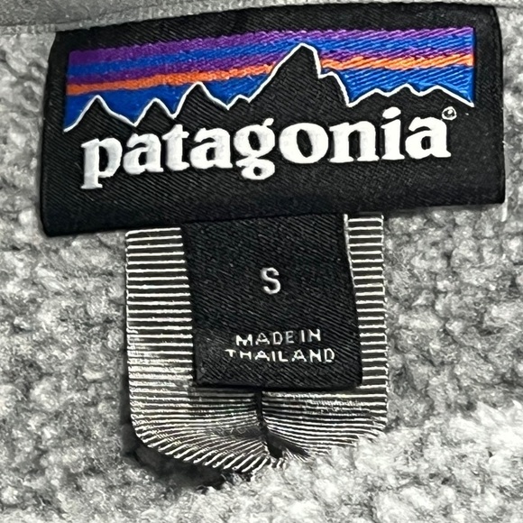 Patagonia Gray Better Sweater 1/4 Zip Up Fleece Jacket School Logo Womens - Picture 7 of 7